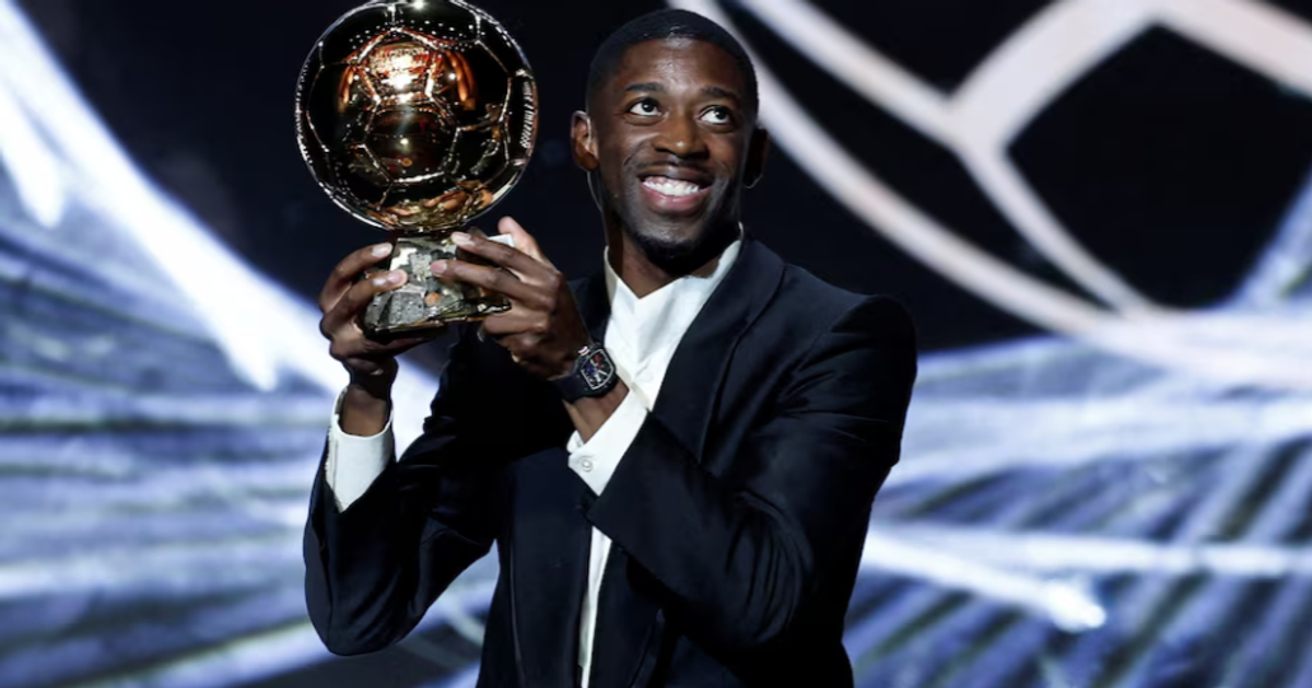 Dembélé Shines Bright as He Claims First Ballon d’Or in Paris