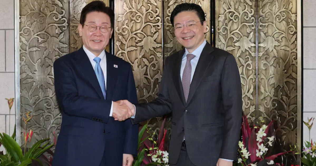 South Korea’s Lee and Singapore’s Wong Launch AI, Nuclear Cooperation Talks