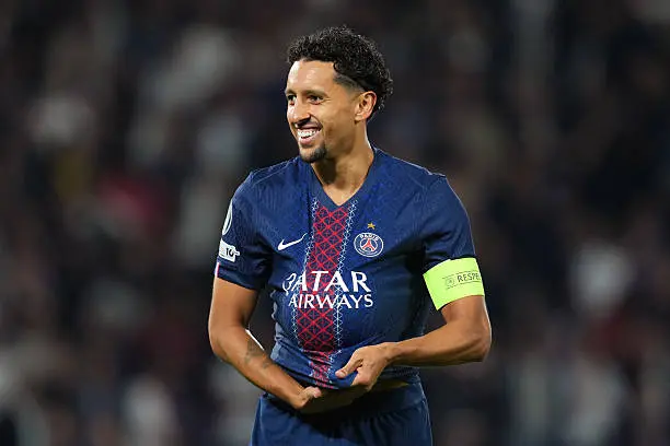 PSG Captain Marquinhos Sidelined With Left Thigh Injury