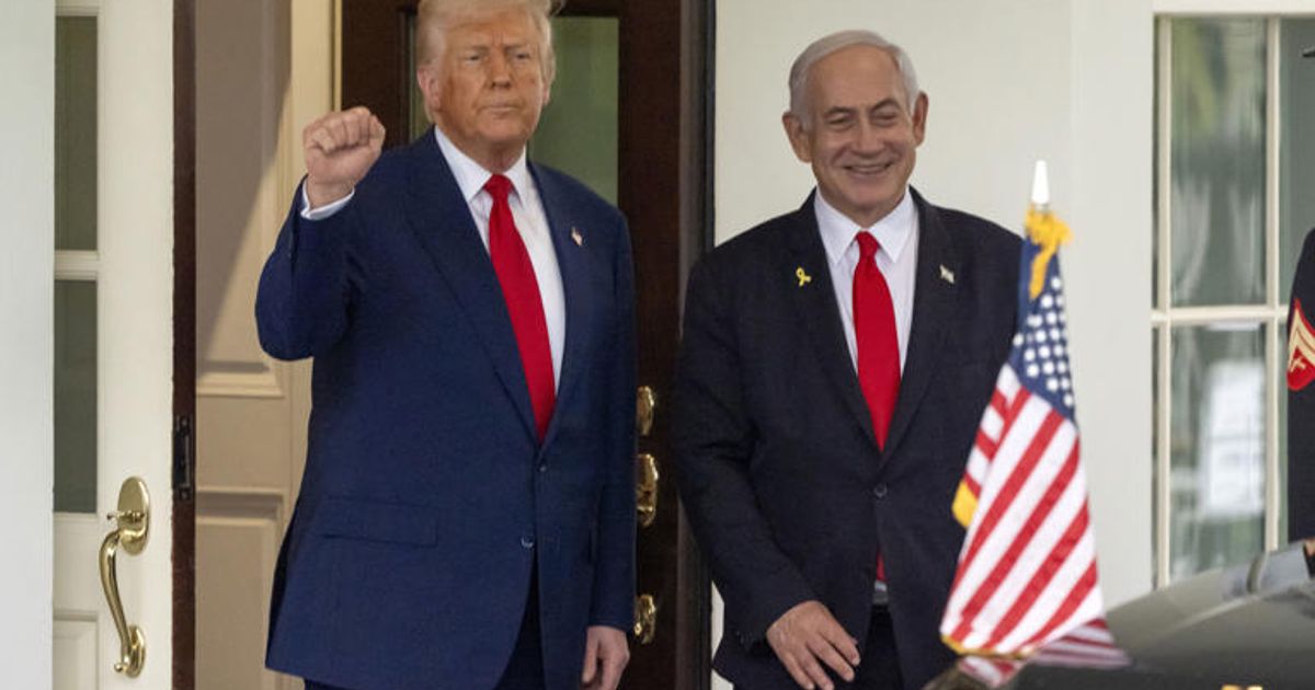 🇺🇸 Trump Pushes for Israel-Gaza Peace Breakthrough During Netanyahu Visit