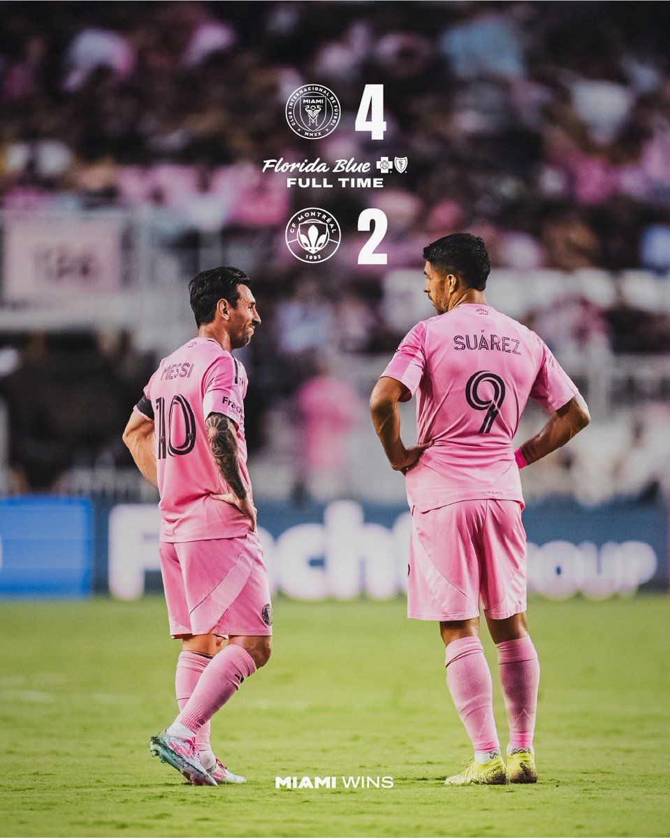 Messi and Suárez Shine as Inter Miami Defeats CF Montréal 4-2