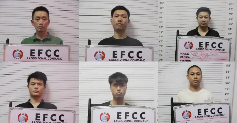 Nine Chinese Nationals Jailed for Cybercrime in Lagos, to Be Deported After One-Year Terms