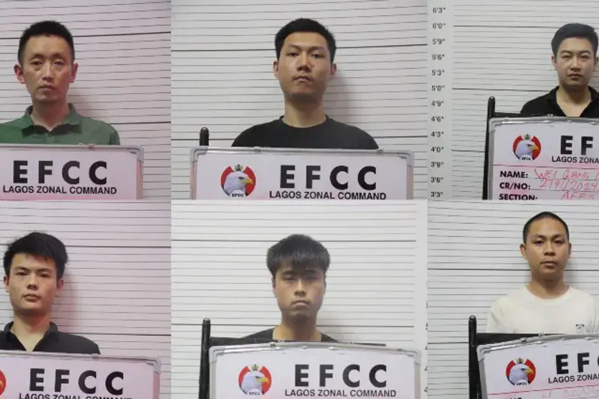 Nine Chinese Nationals Jailed for Cybercrime in Lagos, to Be Deported After One-Year Terms