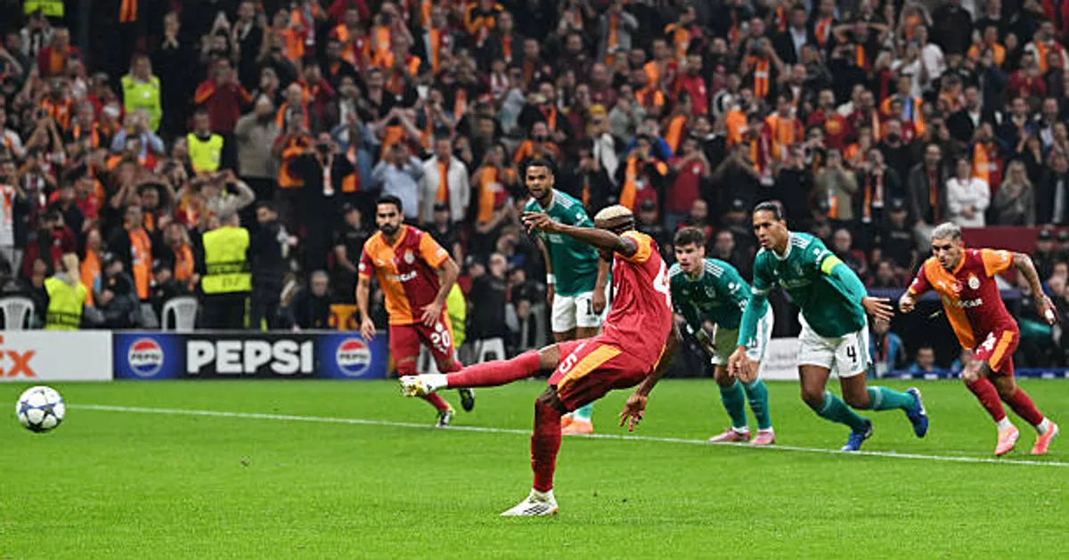 Osimhen’s Penalty Secures Galatasaray’s 1-0 Victory Over Liverpool