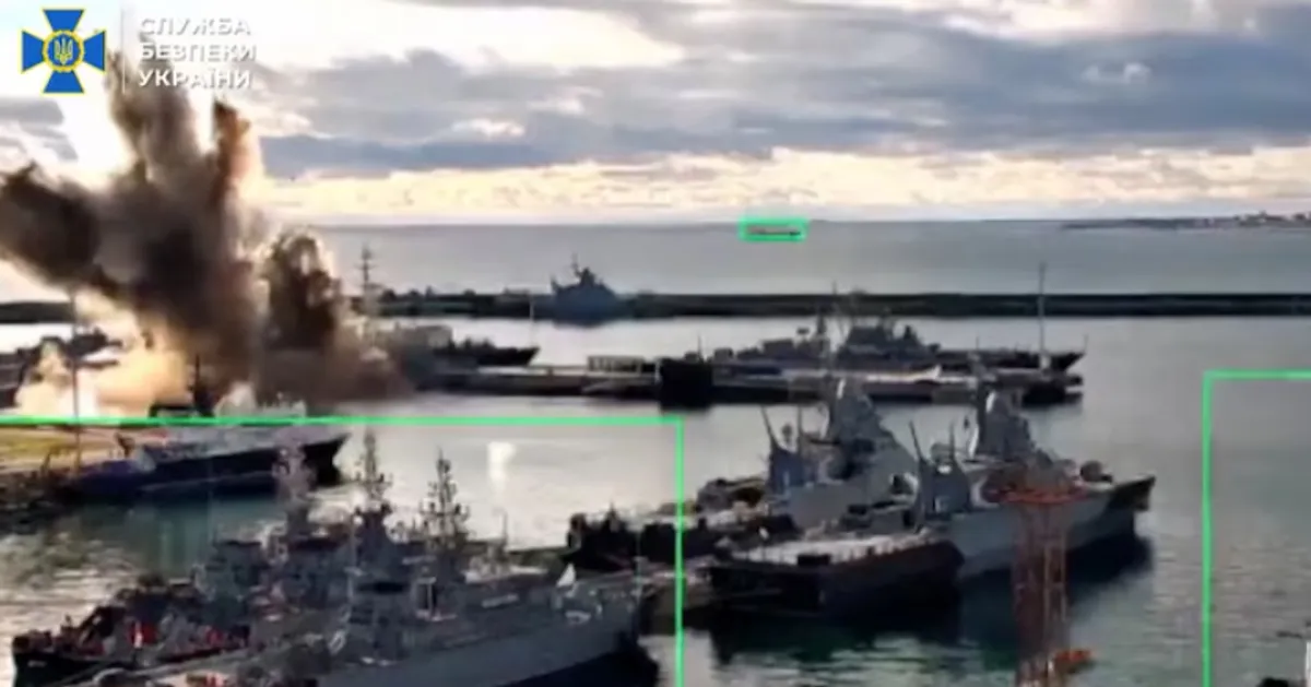 Ukraine Says It Disabled Russian Missile Submarine in First-Ever Underwater Drone Attack