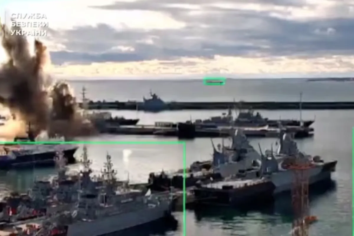 Ukraine Says It Disabled Russian Missile Submarine in First-Ever Underwater Drone Attack