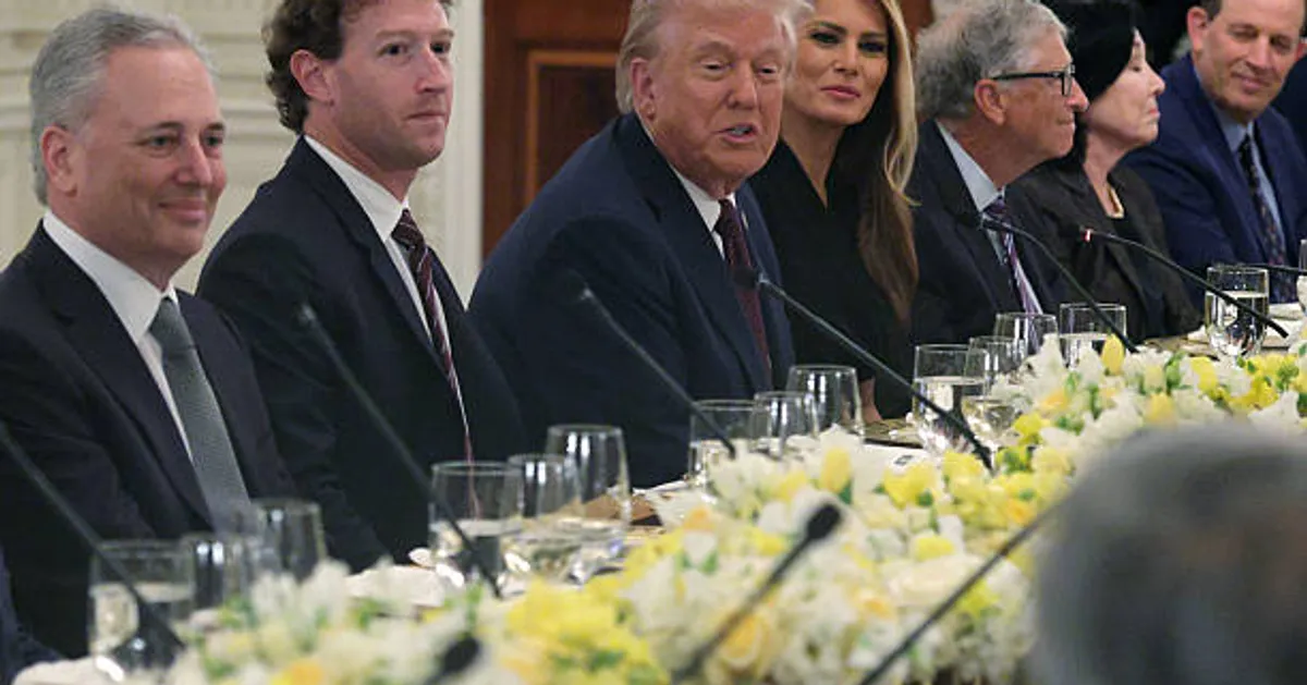 Tech Titans Pledge Billions at White House Dinner: Trump Hosts AI Power Players for U.S. Innovation Surge