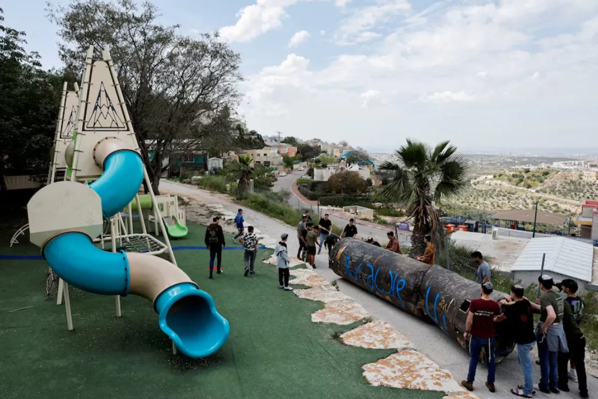 Massive Missile Debris Falls Across Israel and West Bank as Conflict Intensifies