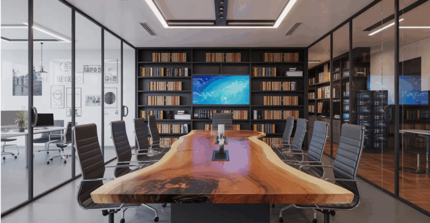 Live-Edge Conference Table for Southlake Offices image