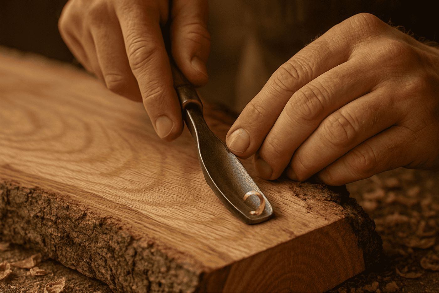 CNC vs Hand-Carved Live Edge Furniture image