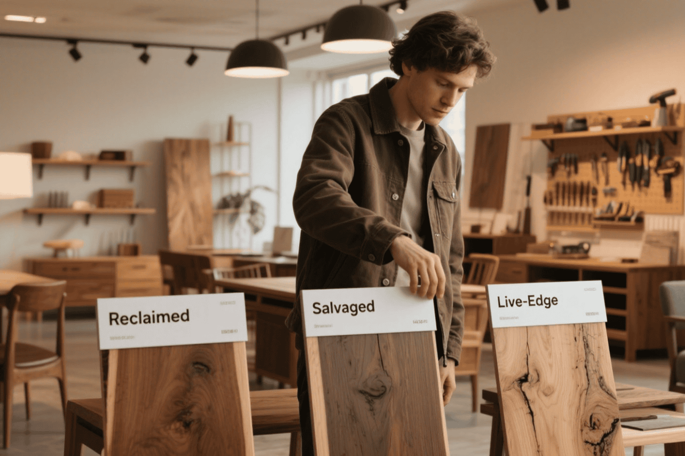 Reclaimed vs. Salvaged vs. Live-Edge: Know the Difference image