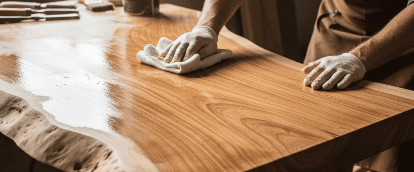 Best Finishes for Teak Live Edge Tables image