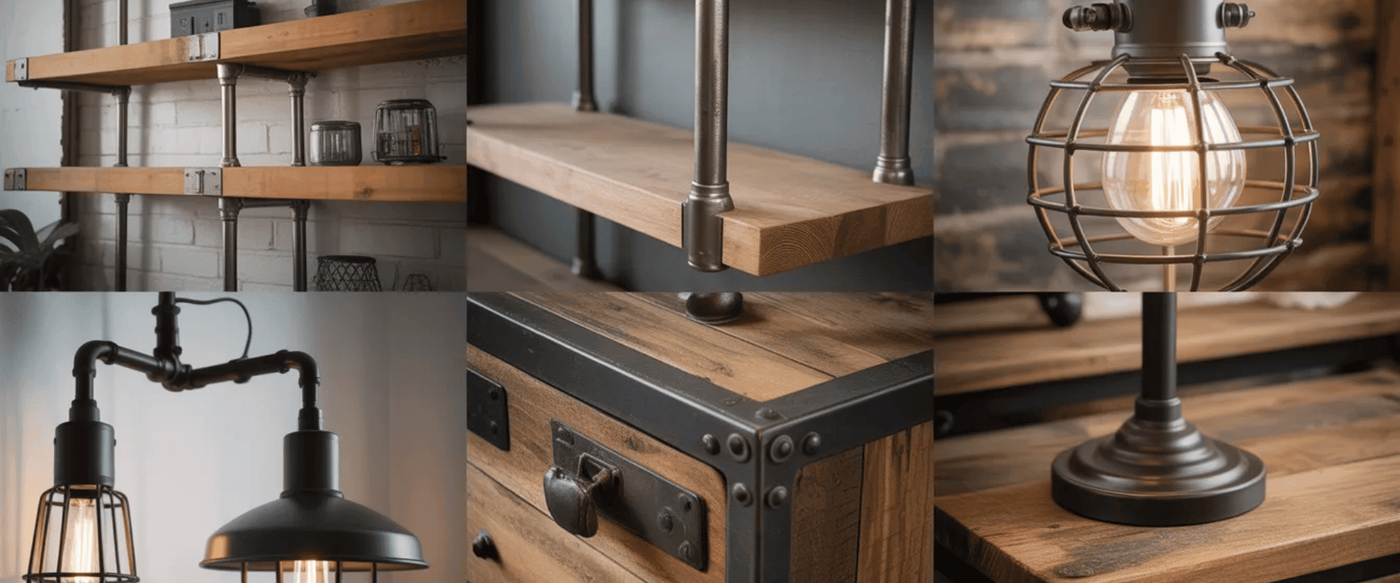 South Congress Design Aesthetic: Pairing Live Edge with Industrial Fixtures image