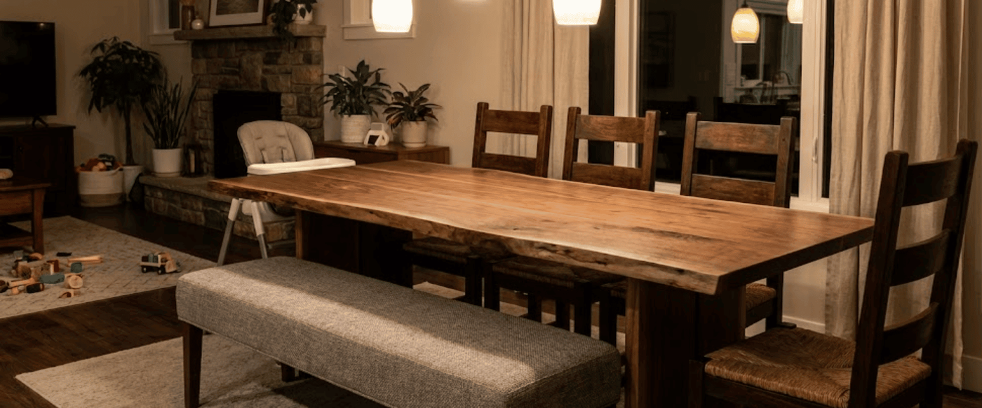 How to Child-Proof a Live Edge Dining Table Without Ruining the Look image