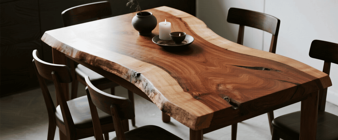Difference Between Heartwood and Sapwood in Live-Edge Furniture? image