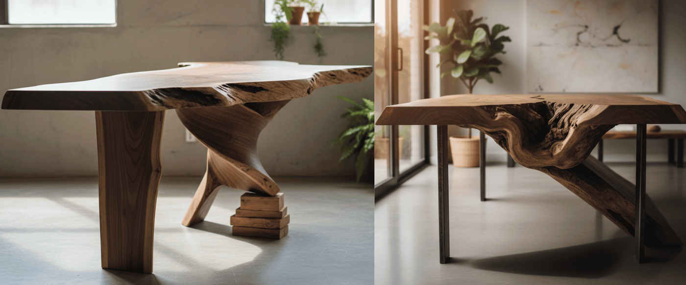 What Are the Signs of Poor Wood Drying in Live-Edge Furniture image