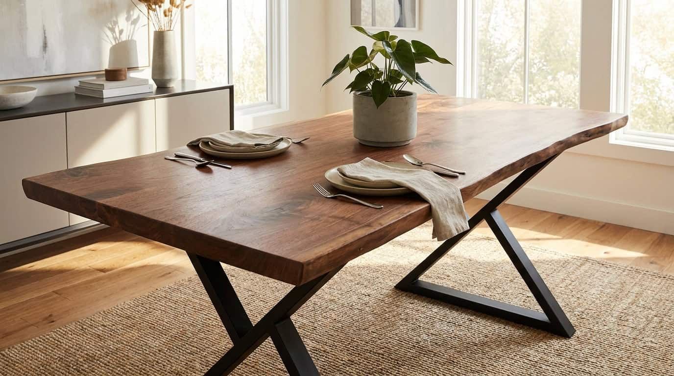 Live Edge Wood Dining Table