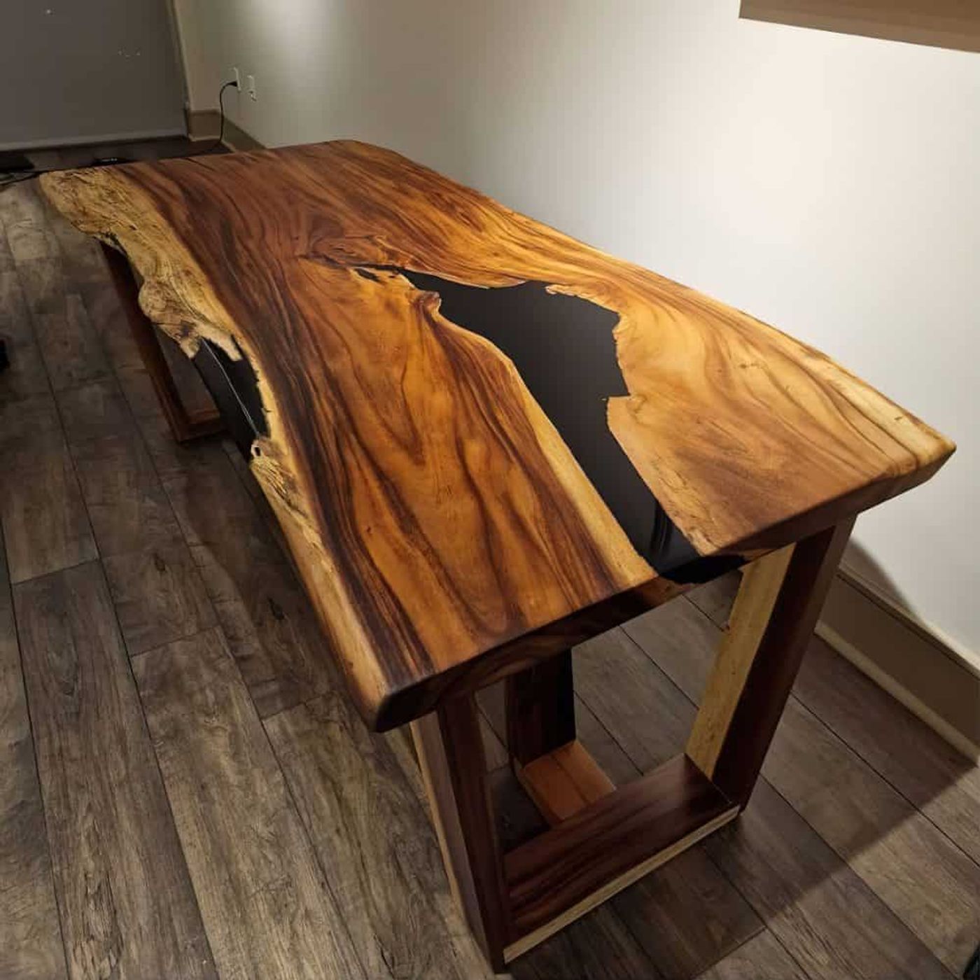 Epoxy Filled Table
