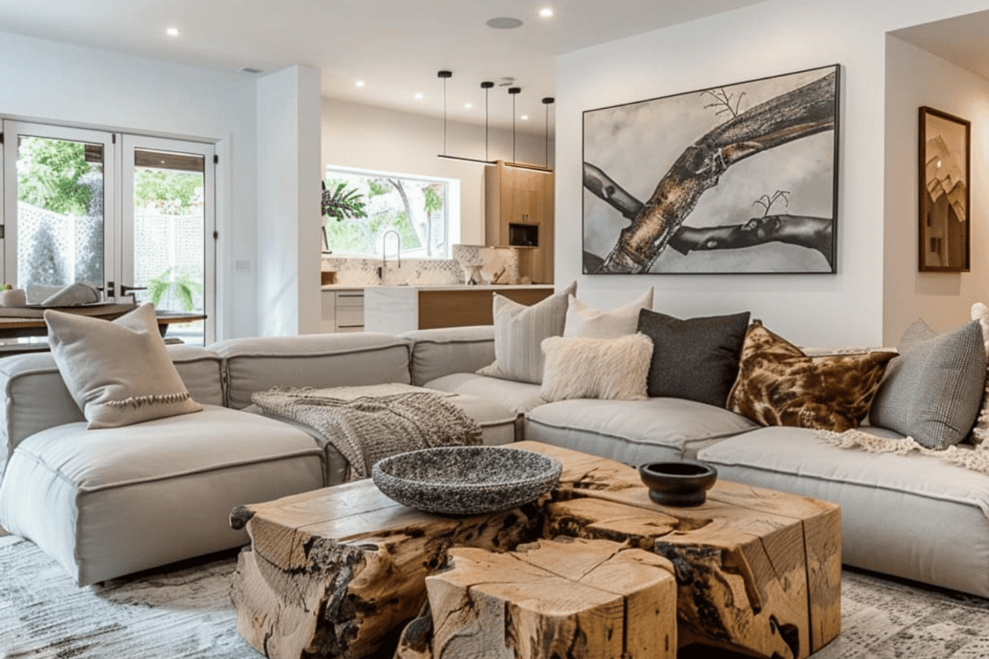 Interior Color Palettes That Pair Beautifully with Live-Edge Wood image