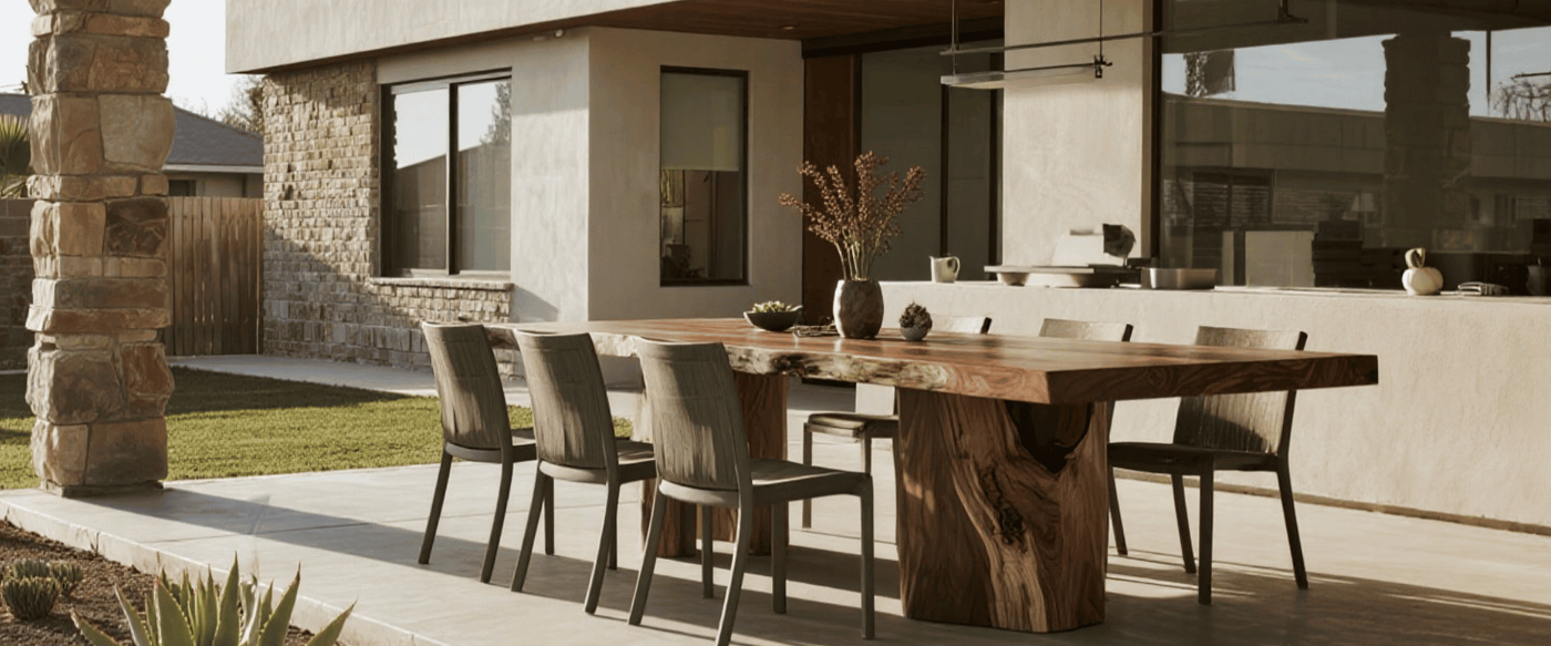 Designing Outdoor Dining Sets for Texas Weather image