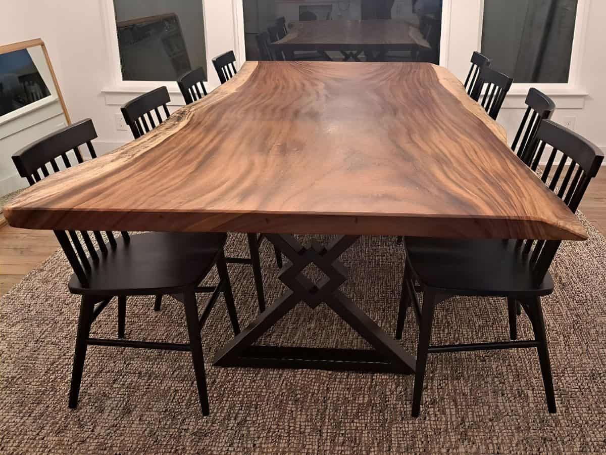 Live edge dining table - Live edge table Auastin