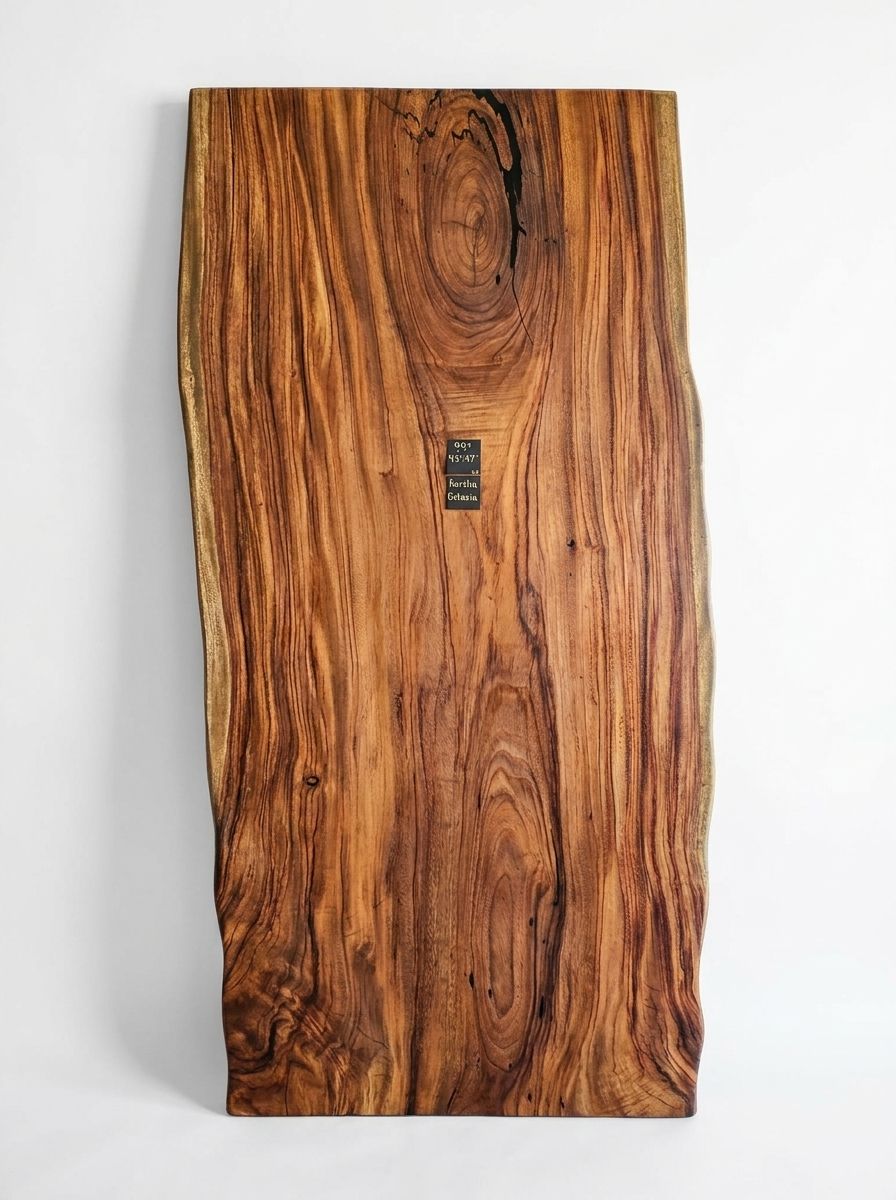 Aurelia Octavia — 94" Live Edge Dining Slab raw wood slab at MORUXO.