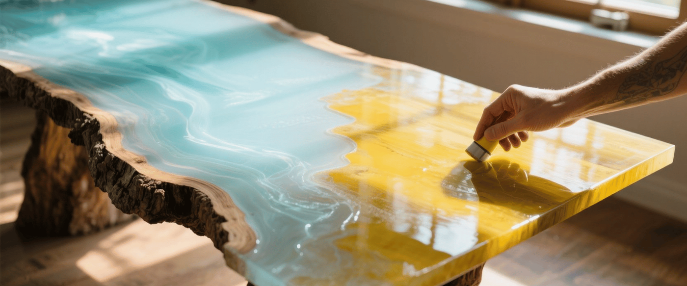 Complete Guide to Caring for Live Edge Epoxy Tables image