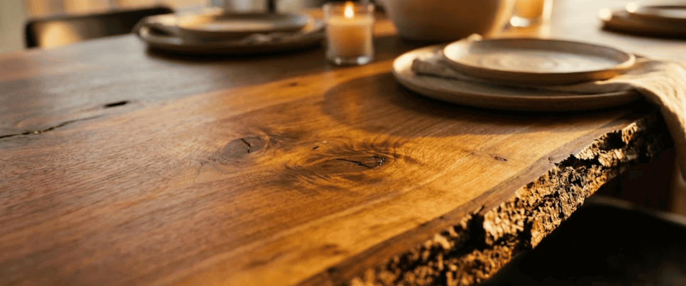 7 Lighting Ideas to Highlight Your Live Edge Dining Table’s Natural Curves image