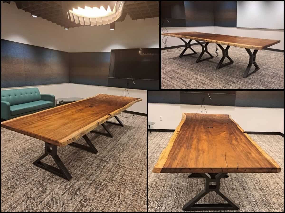 Beautiful Live Edge Conference Table