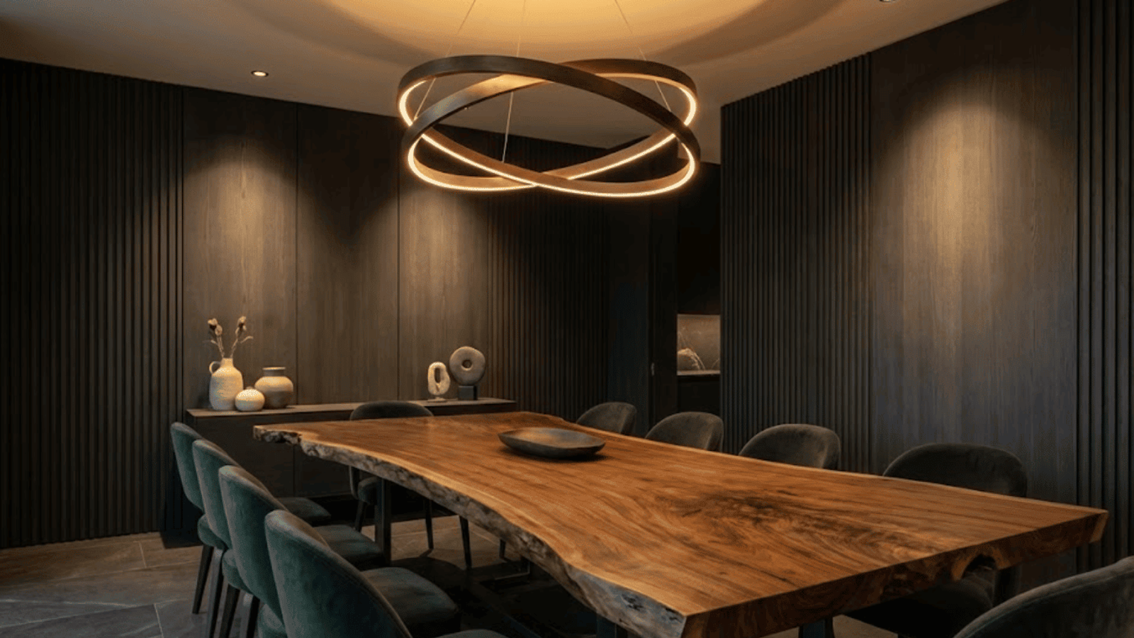 Led Table Edge Light Live-Edge Dining Table Lighting Ideas Guide