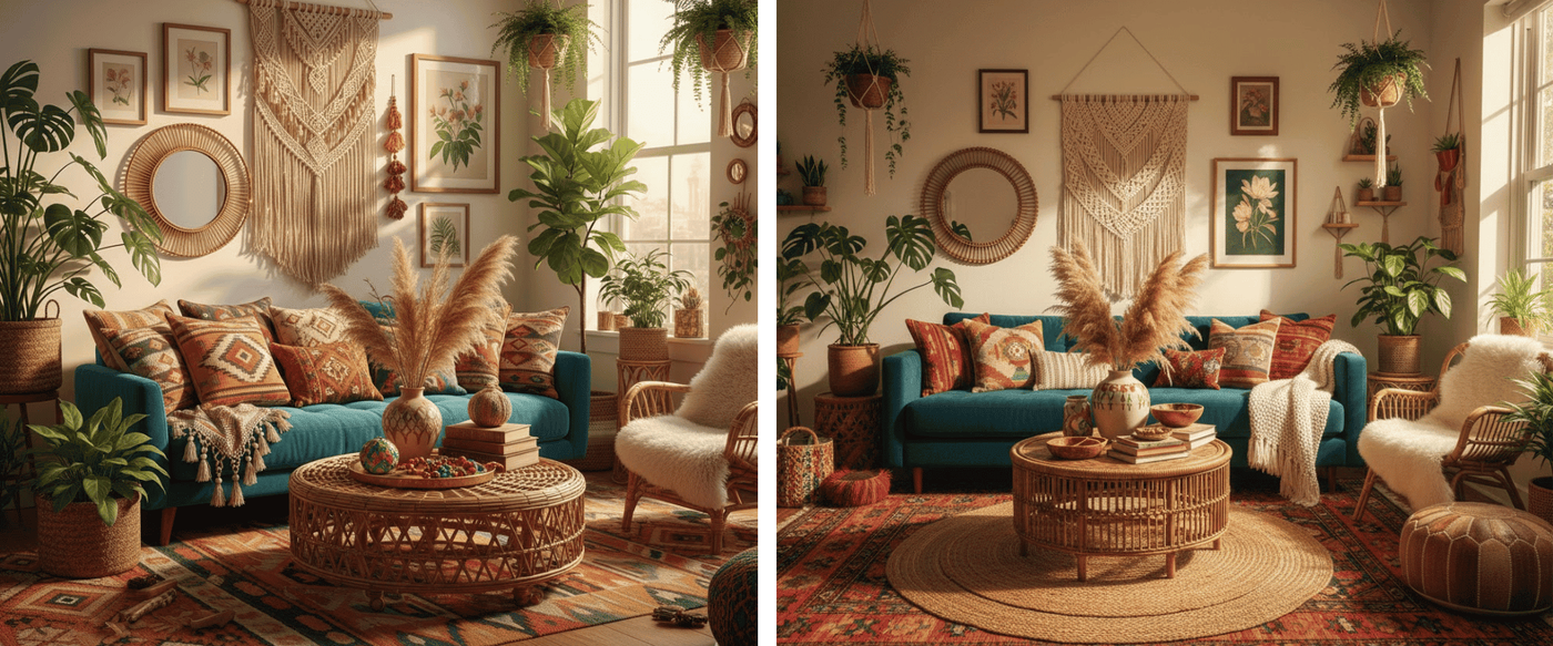 Boho Design: Pairing Live Edge with Macramé and Textiles image