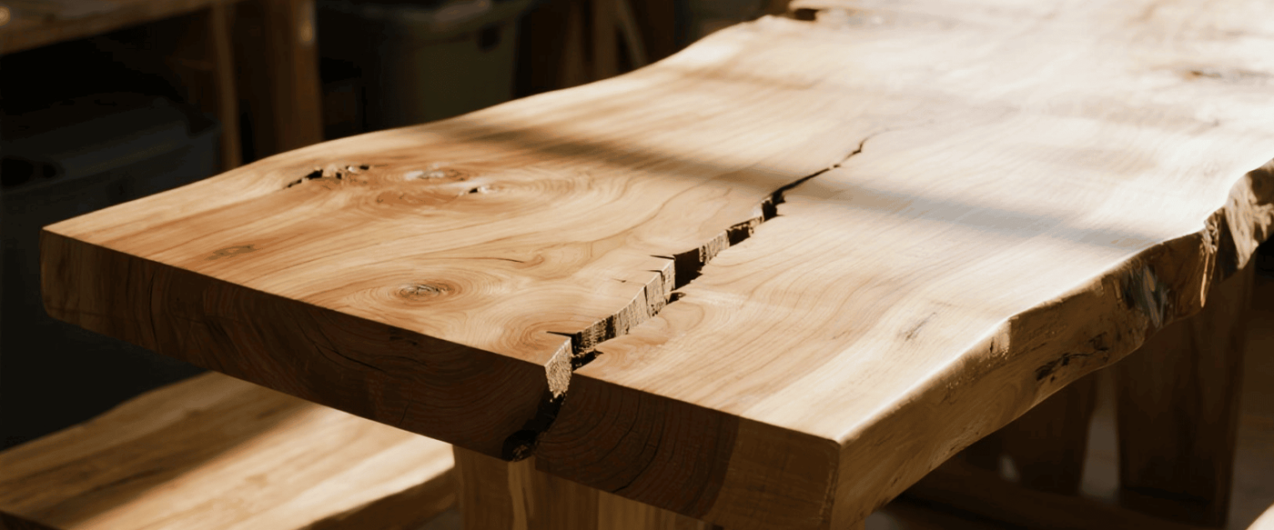 How Does Direct Sunlight Damage Live-Edge Tables? image
