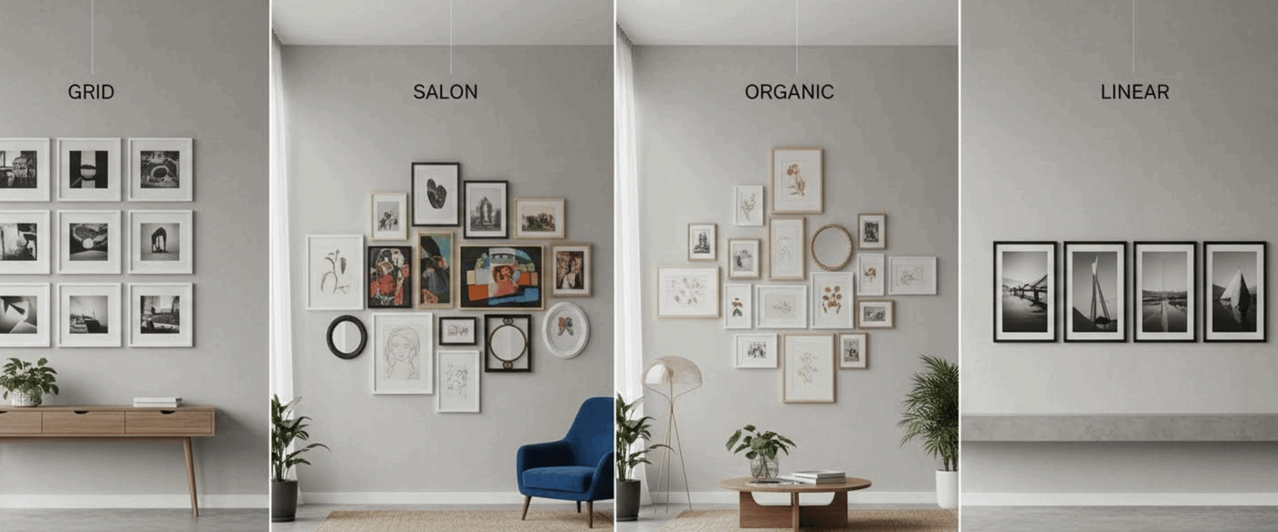 Gallery Walls Behind Your Live Edge: Scale and Proportion image