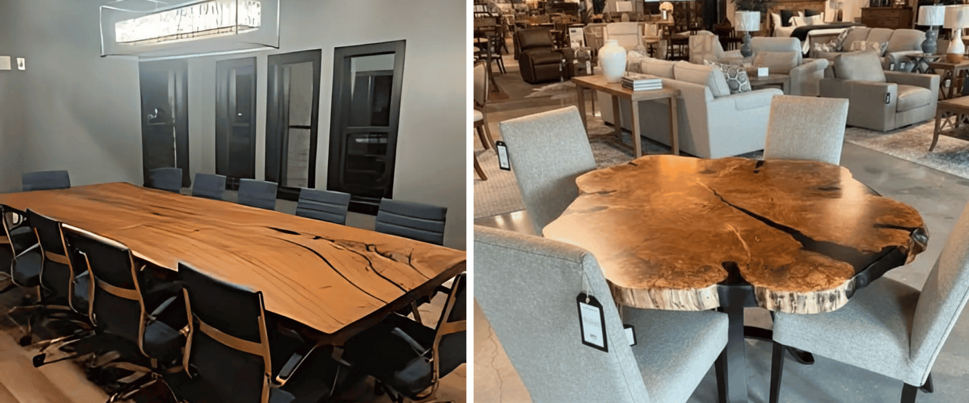 2025 Guide to Biophilic Interiors with Live-Edge Tables image