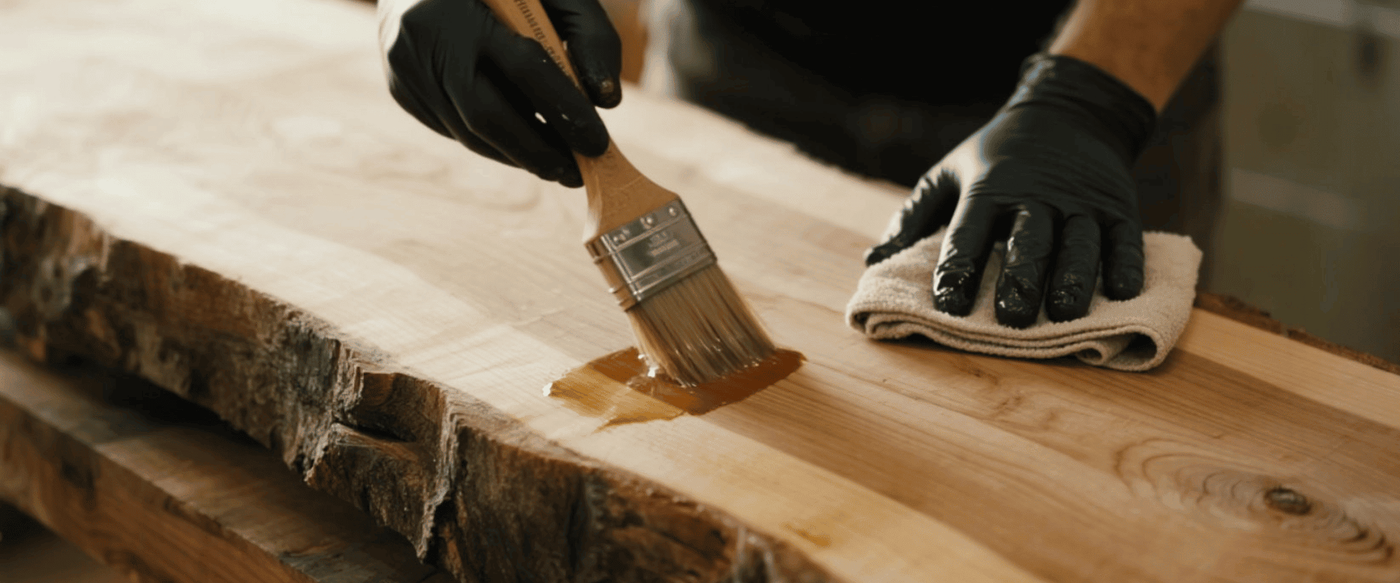 Best Finishes for Parota Live Edge Tables image