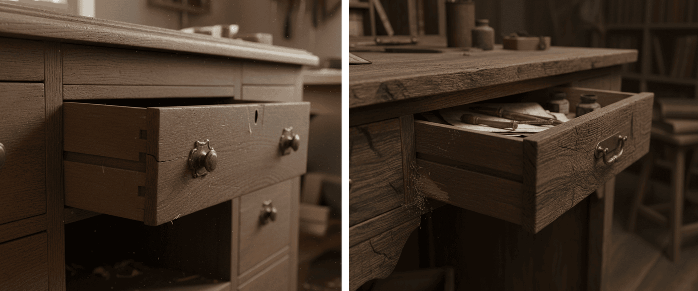 What Are the Signs of Poor Wood Drying in Live-Edge Furniture image