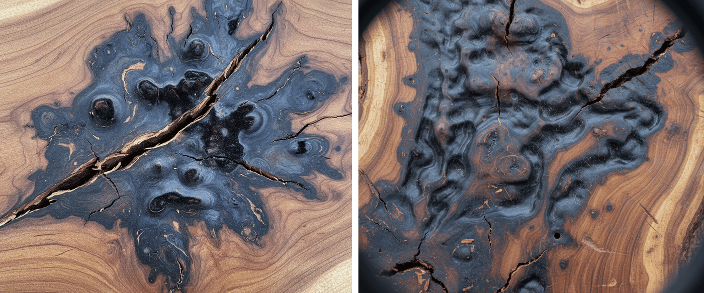 How to Spot Insect Damage in Live-Edge Slabs Before Purchase? image