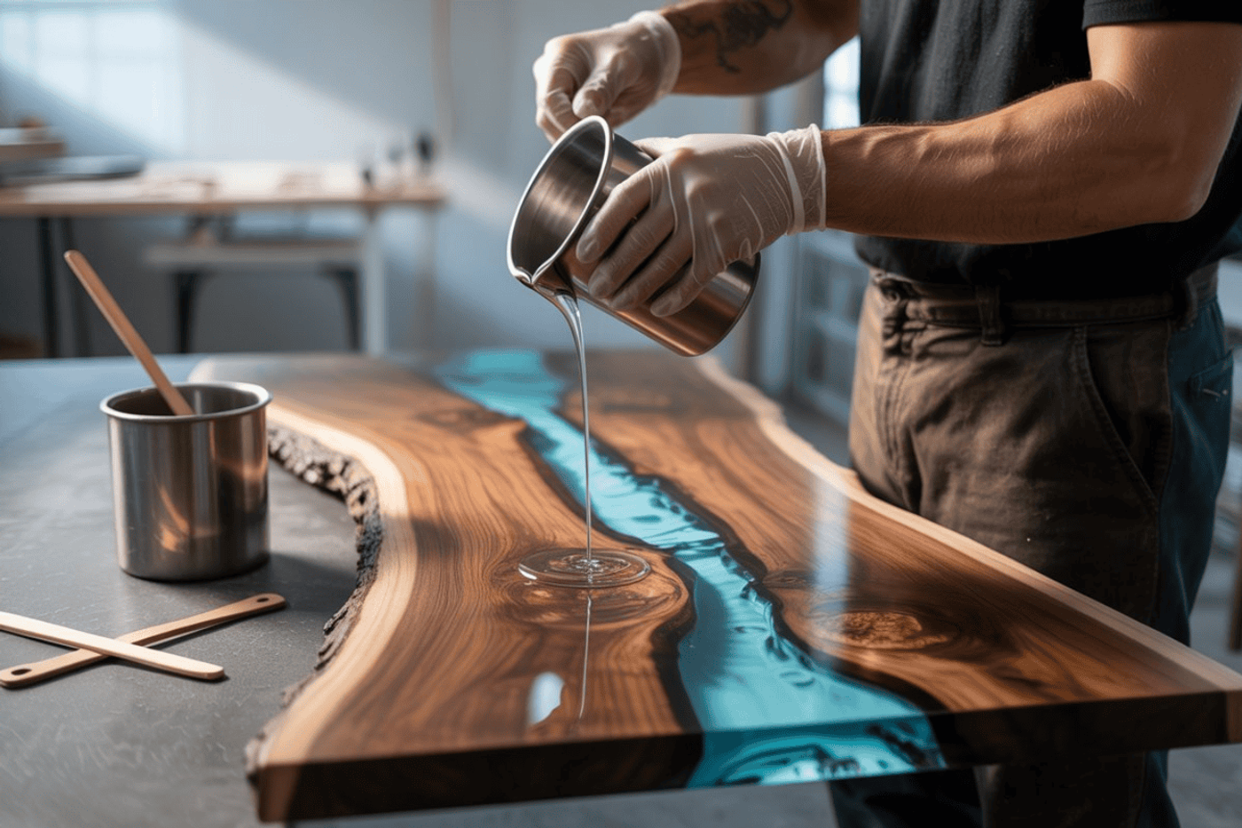 Best Finishes For Live Edge Tables In Houston image