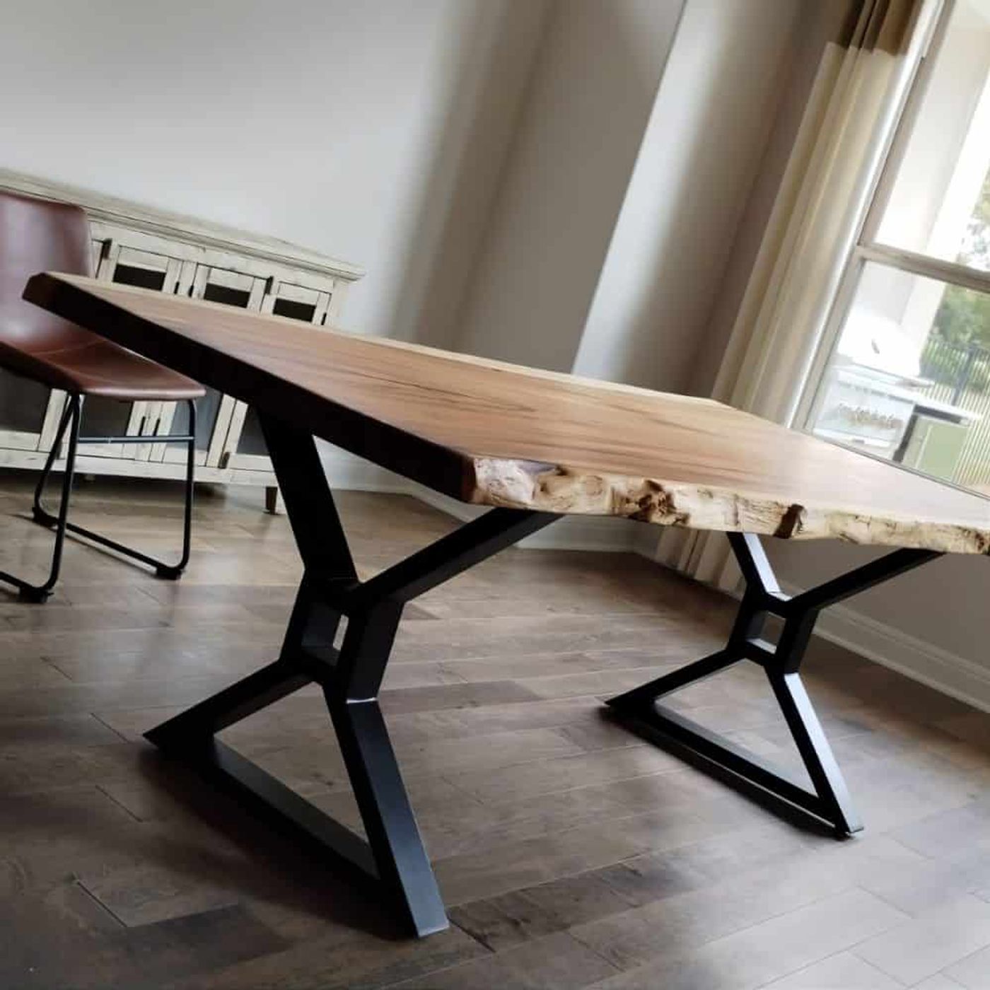 Tree trunk furniture