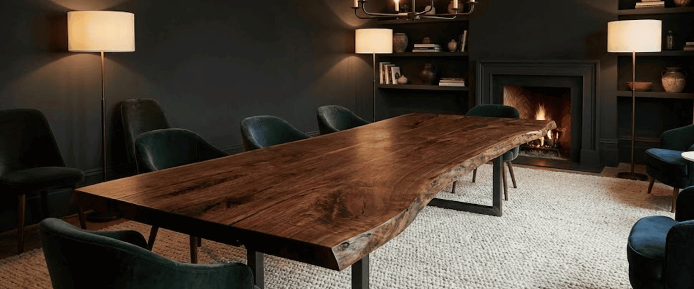 Choosing the Best Wood Slabs for Dark Interiors image