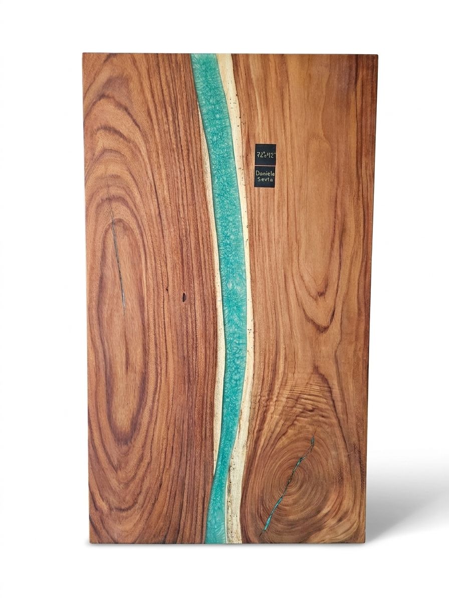 light blue river table