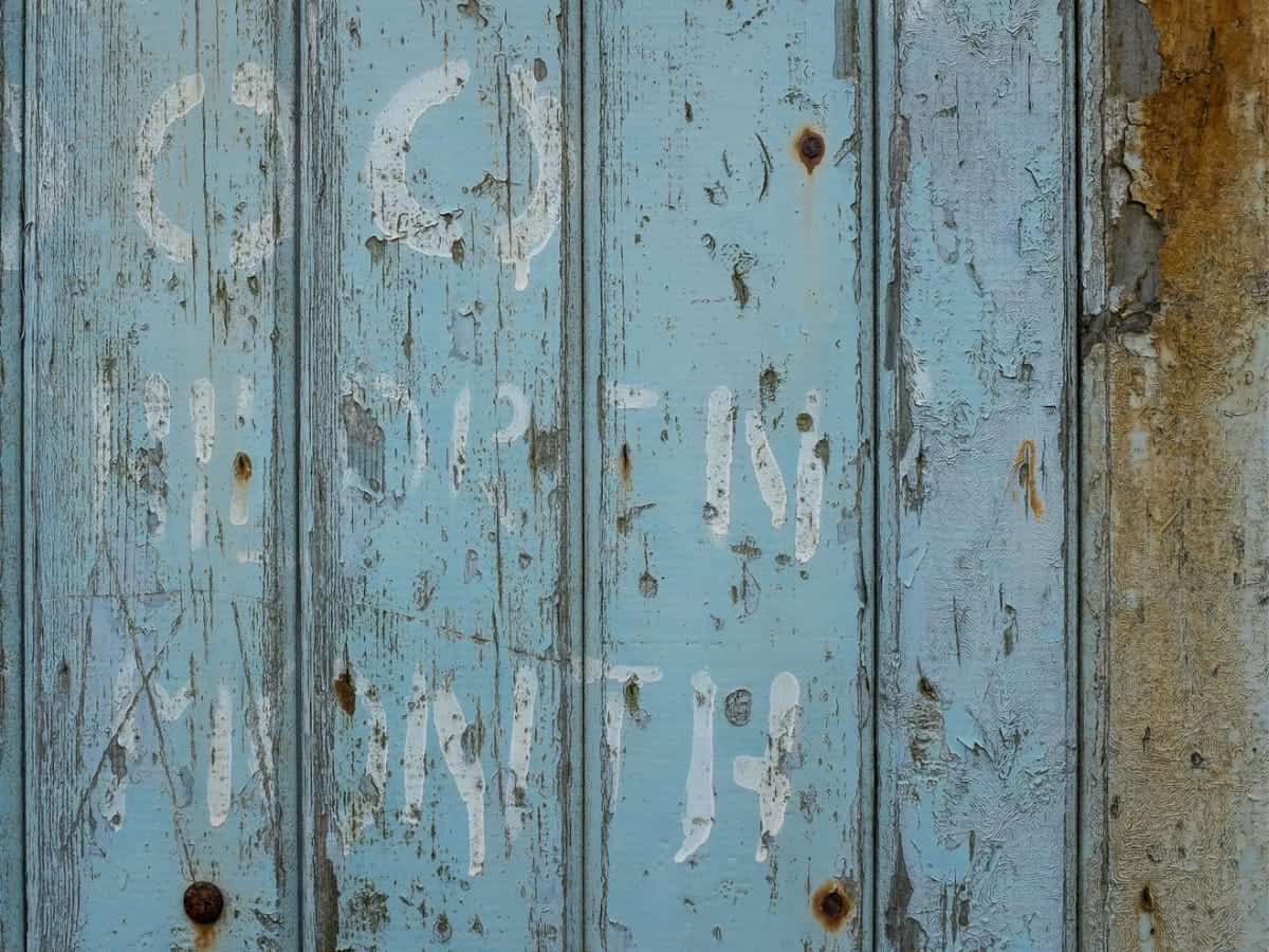 Turquoise Patina Reclaimed Wood