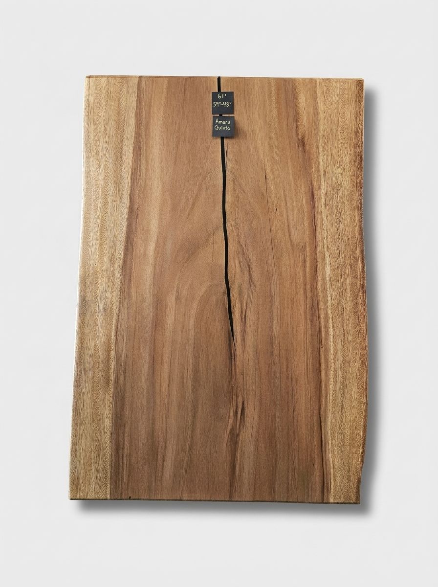 Amara Quinta — 61" Live Edge Slab raw wood slab at MORUXO.