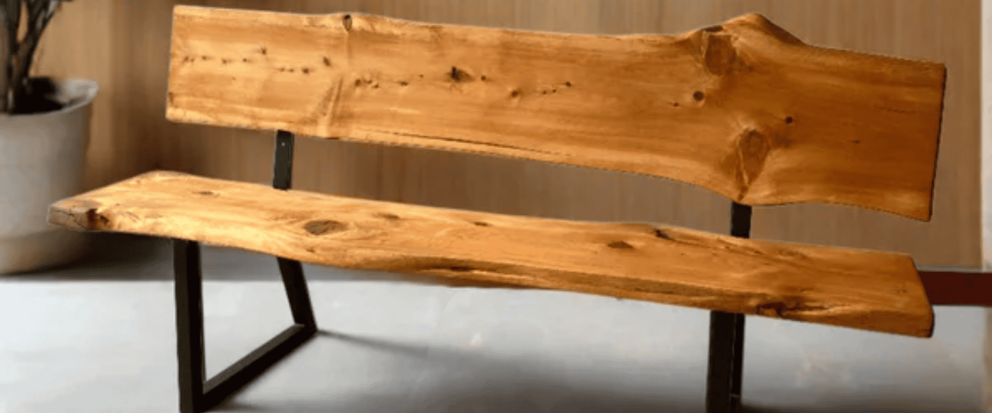 Live-Edge Furniture Ideas for Garden Seating & Benches image