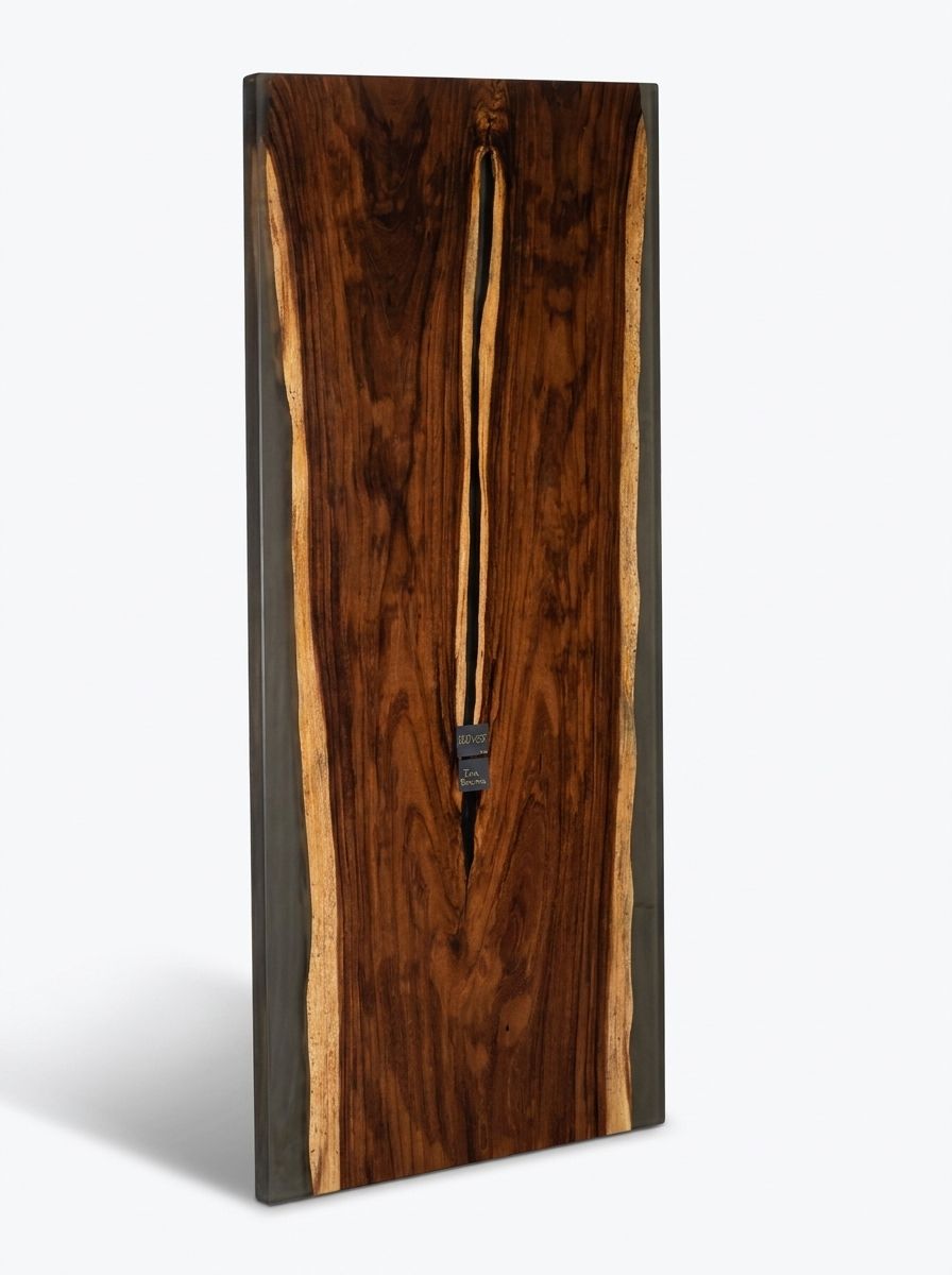 dining wood slab ina decima