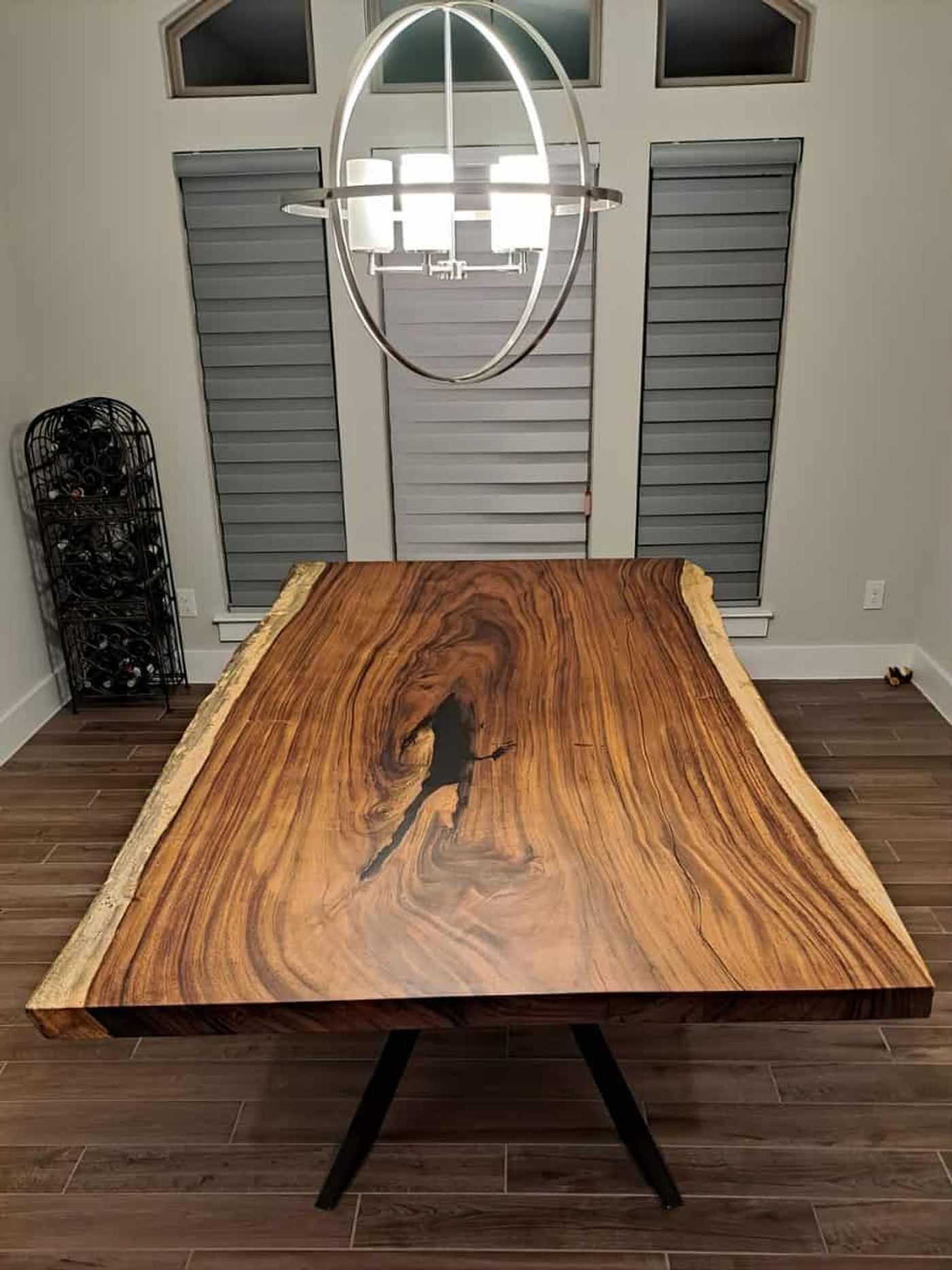 Live edge conference table