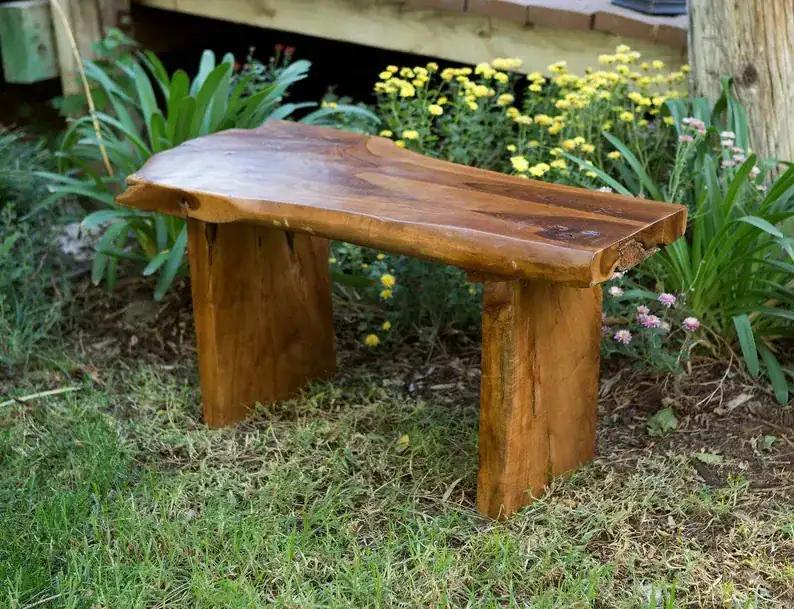 Live-Edge Furniture Ideas for Garden Seating & Benches featured image