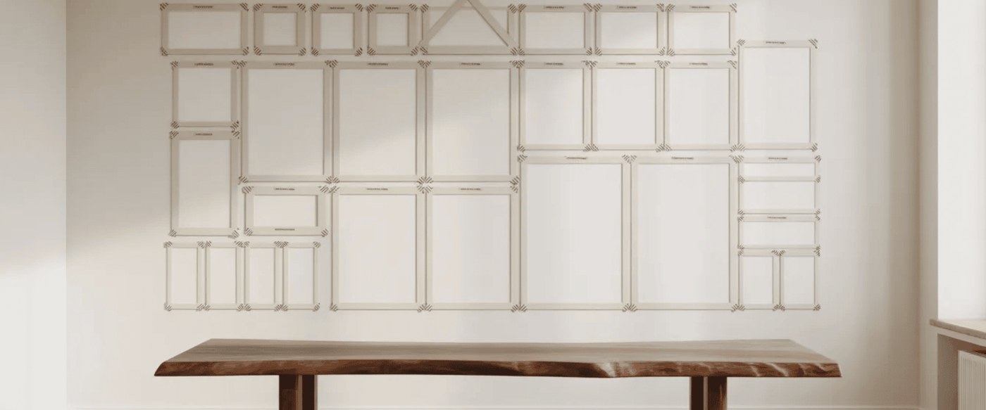 Gallery Walls Behind Your Live Edge: Scale and Proportion image