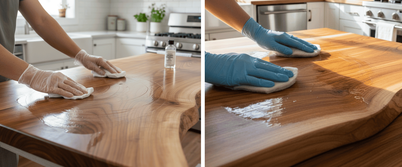 What Are Food-Safe Finishes for Live-Edge Kitchen Islands? image