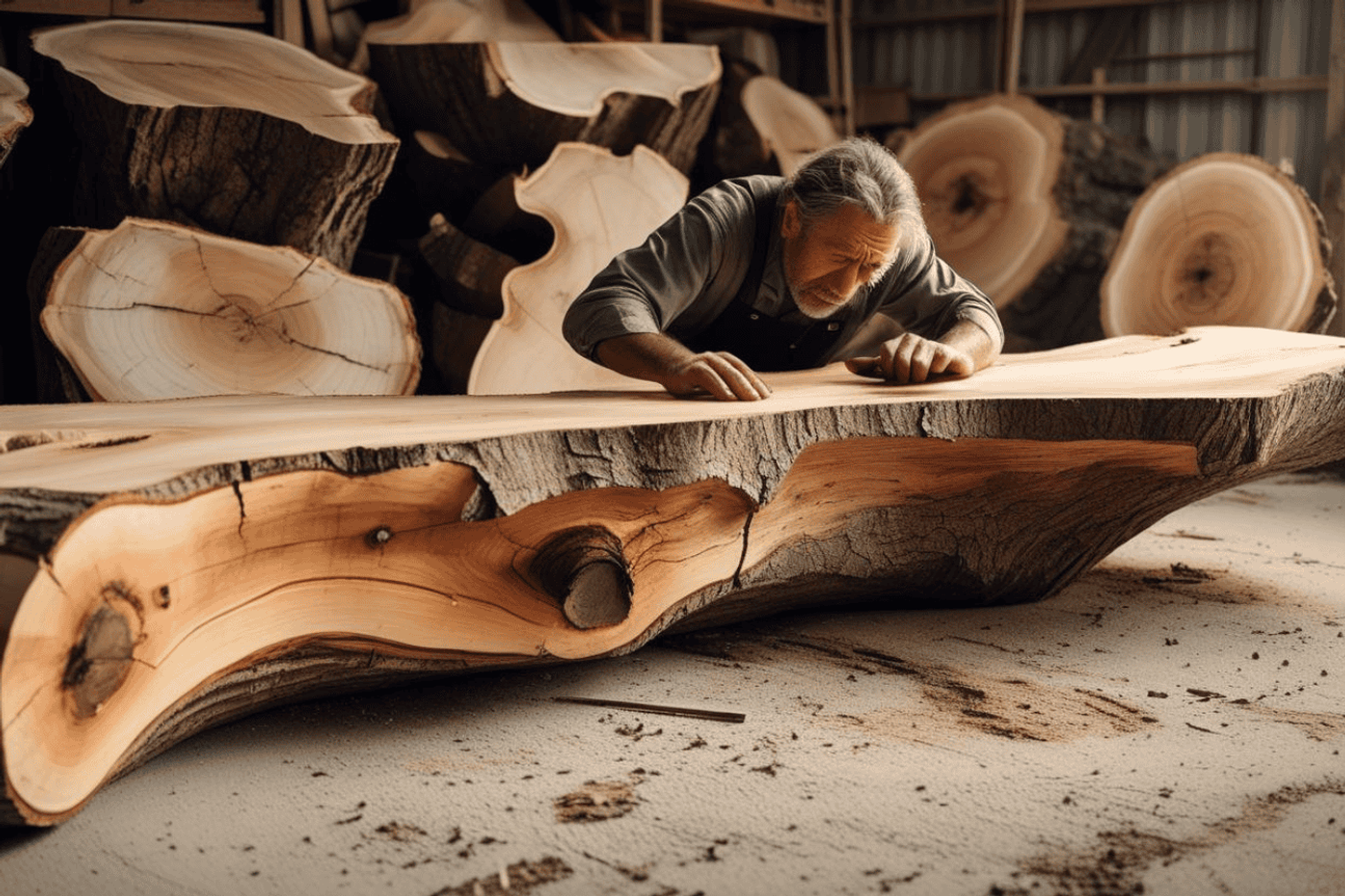 What is the Process for Live Edge Slab Milling? image